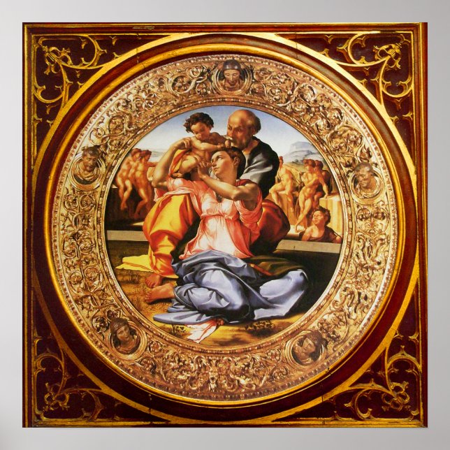 Poster La Sainte Famille - Le Doni Tondo (Devant)