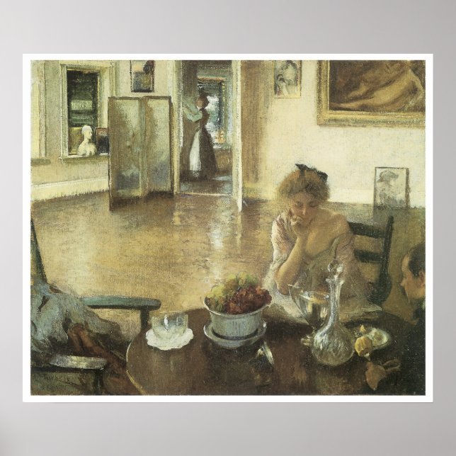 Poster La salle du petit-déjeuner, 1903 Edmund Charles Ta (Devant)