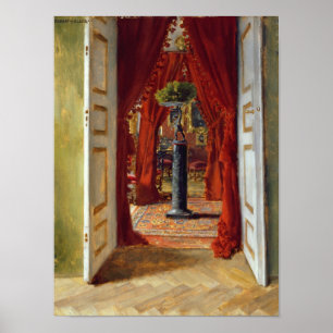 Poster La salle rouge, 1882