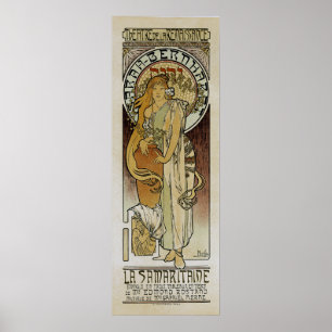 Poster La Samaritaine de ~ d'Alphonse Mucha