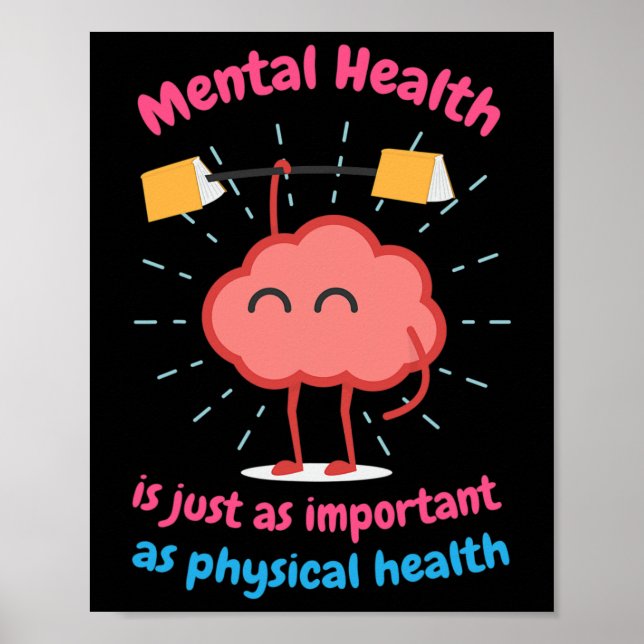 Poster La Santé Mentale N'Est Que Motivation De La Santé  (Devant)