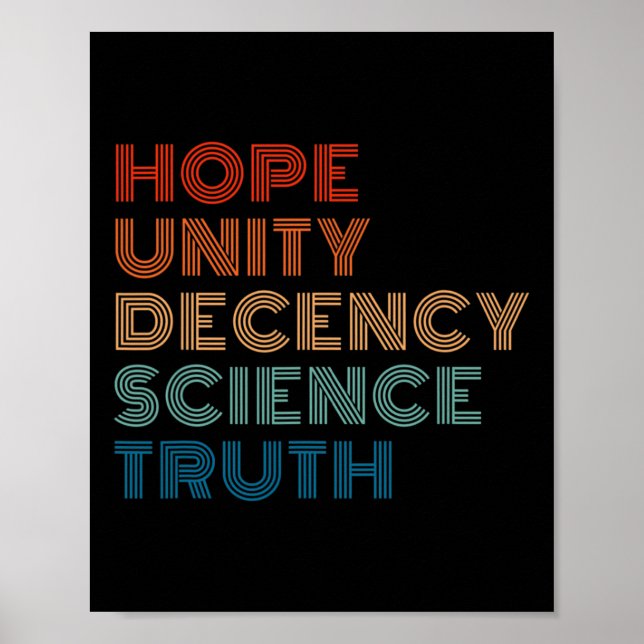 Poster La science de la décence de l'unité (Devant)