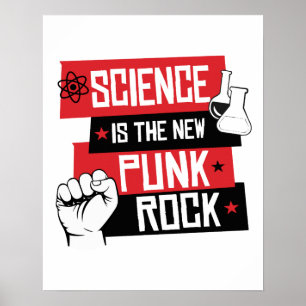 POSTER LA SCIENCE EST LE NOUVEAU ROCHER DE PUNK