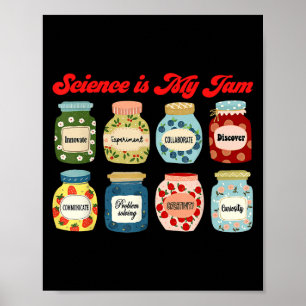 Poster La science est ma confiture professeur de chimie b