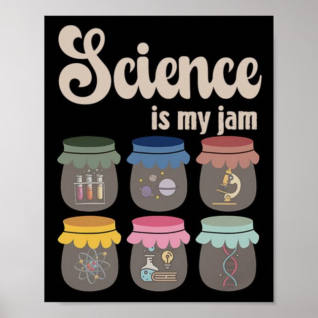 Poster La science est mon professeur de jambe Stem Studen (Devant)