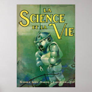 Poster La Science et la Vie (france - 1937)