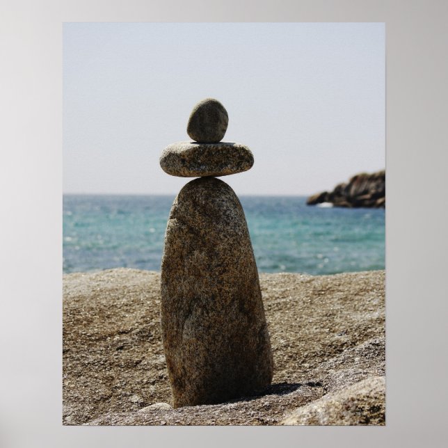 Poster La sculpture rocheuse sur le littoral. (Devant)