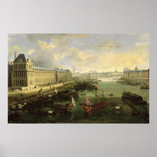 Poster La Seine vue avec le Pont Neuf