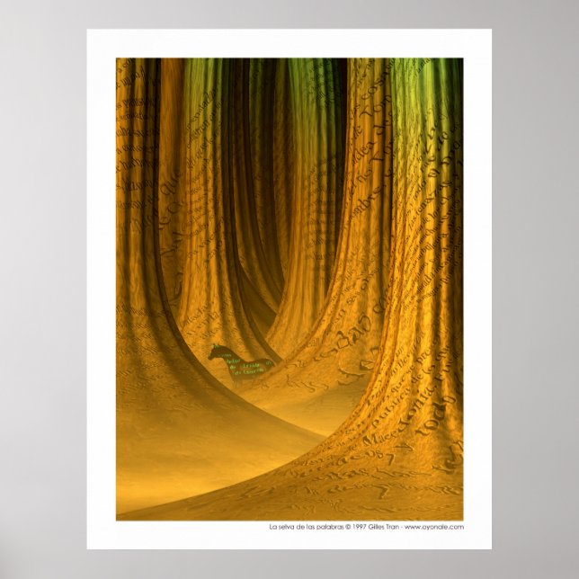 Poster La selva de las palabras (Devant)