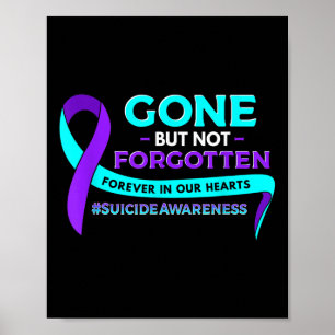 Poster La sensibilisation au suicide est partie mais pas 