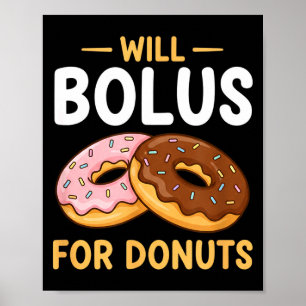 Poster La sensibilisation fera un bolus pour les donuts,