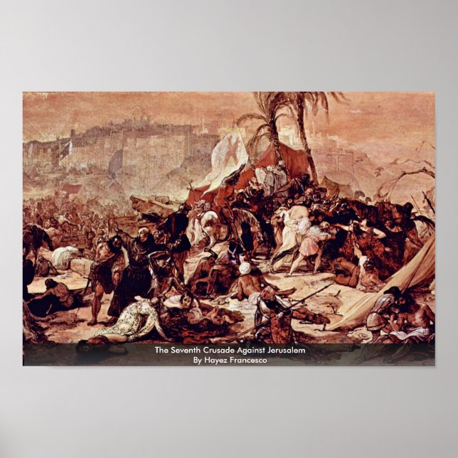 Poster La Septième Croisade Contre Jérusalem (Devant)
