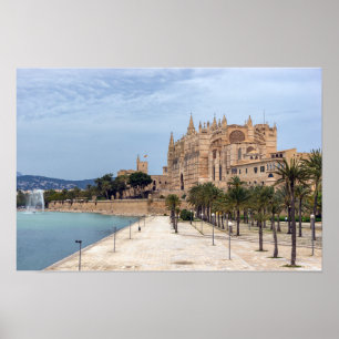 Poster La Seu, Cathédrale de Palma de Majorque - Espagne