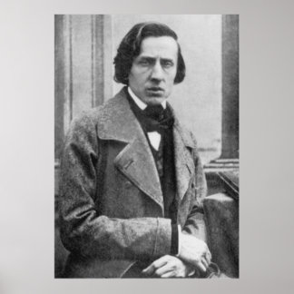 Poster La seule photo connue de Frédéric Chopin