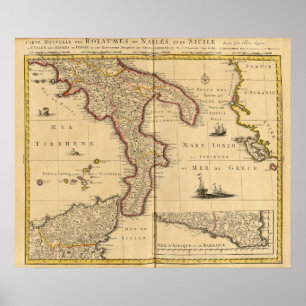 Poster La Sicile Italie