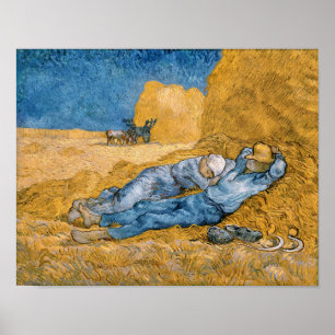 Poster La Siesta de Van Gogh