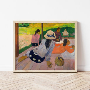 Poster La Siesta   Paul Gauguin