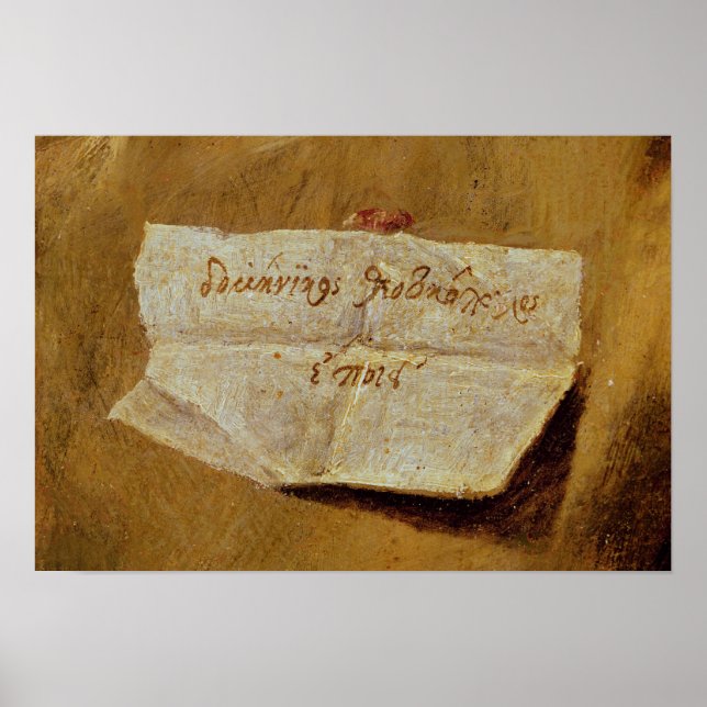 Poster La signature de El Greco (Devant)