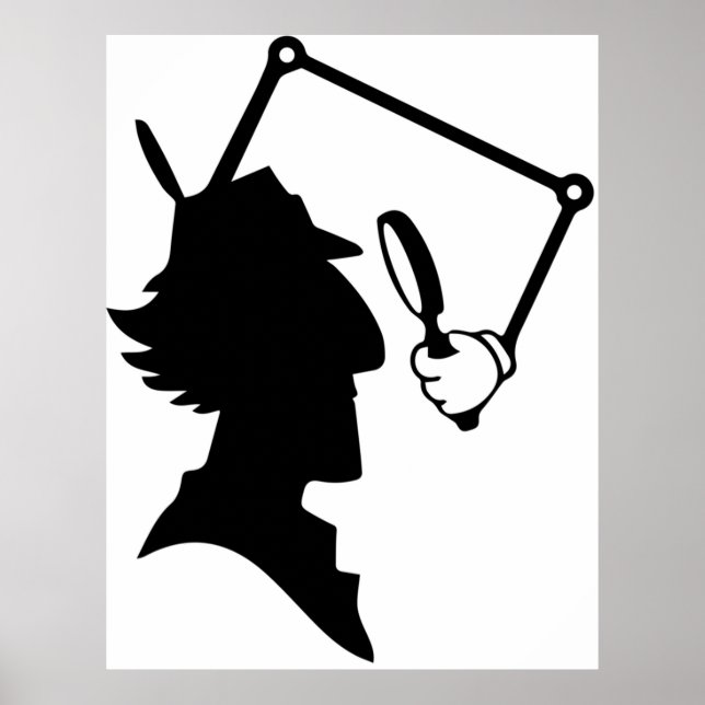 Poster La silhouette de l'inspecteur Gadget (Devant)