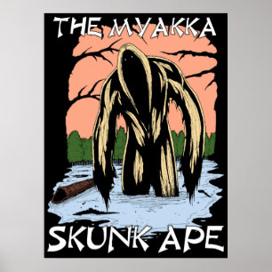 Poster La singe de mouffette de Myakka