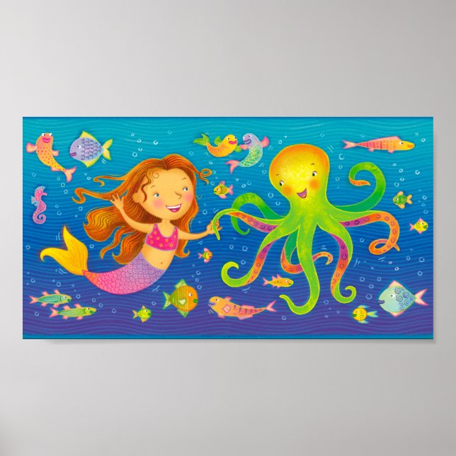 Poster La sirène dansante et la pieuvre (Devant)