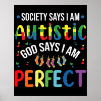 La société dit que je suis autiste, Dieu dit que j