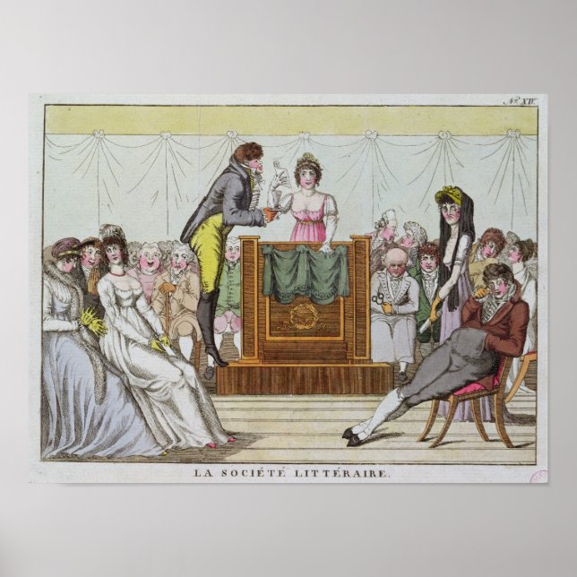 Poster La société littéraire (Devant)