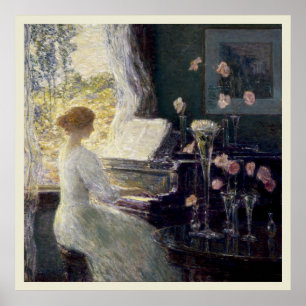 Poster La sonate de Frederick Childe Hassam