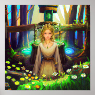 Poster La Sorcière forestière