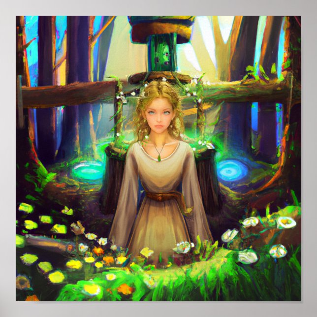 Poster La Sorcière forestière (Devant)