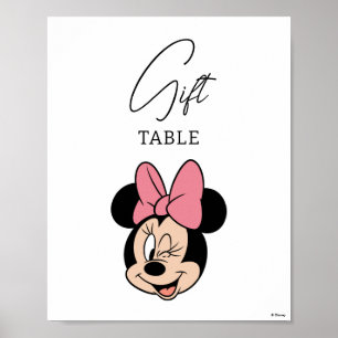 Poster La souris Minnie de Disney   Anniversaire de la fi