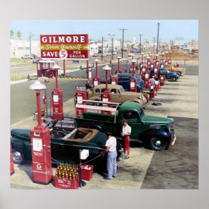 Poster La station-service Gilmore's Gas A Teria Los Angel