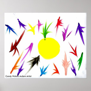 Poster La sucrerie arrose l'artiste d'autisme