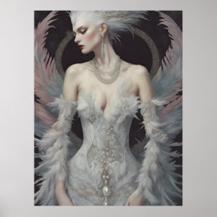 Poster La superbe princesse cygne