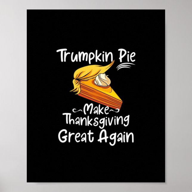 Poster La tarte à la citrouille rend Thanksgiving grand à (Devant)
