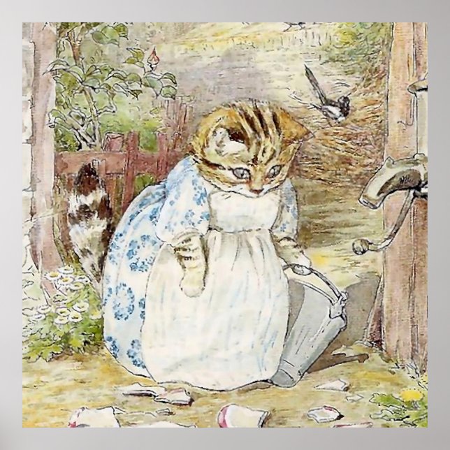 Poster La tarte et le Patty Pan par Beatrix Potter (Devant)