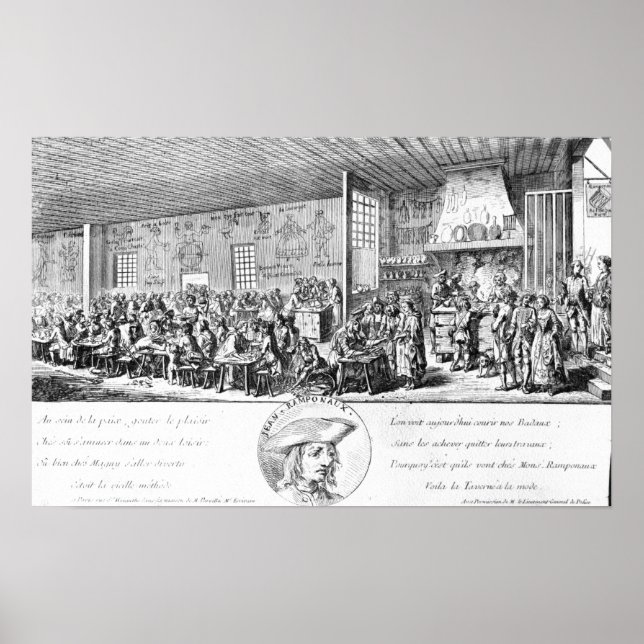 Poster La taverne de Jean Ramponneau (Devant)