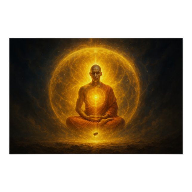 Poster La télékinèse par une profonde méditation (Devant)