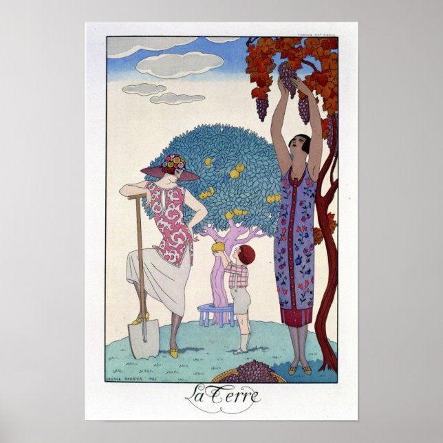 Poster La Terre, 1925 (litho couleur) (Devant)
