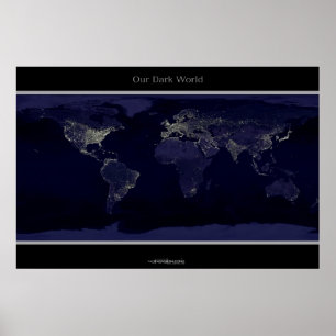 Poster La Terre de nuit