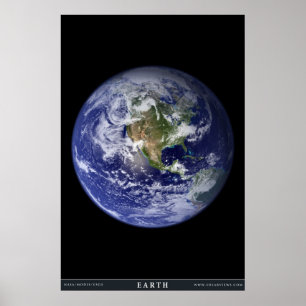 Poster La terre de planète