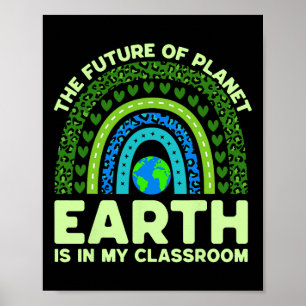 Poster La Terre Est Dans Mon Jour des terres Clroom Pluie