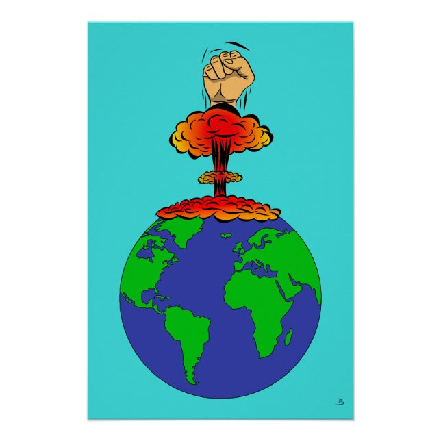Poster La Terre est en danger (Devant)
