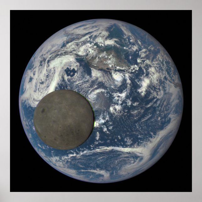 Poster La Terre et la Lune sont loin de l'espace (Devant)