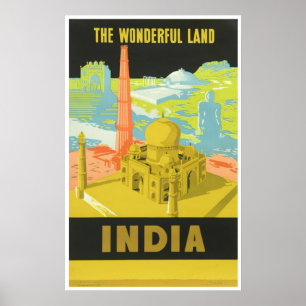 Poster La Terre Merveilleuse : Inde