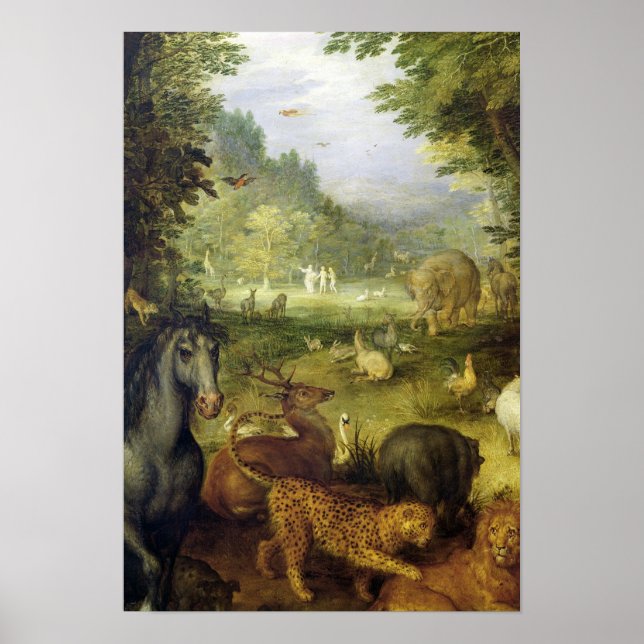 Poster La Terre, ou le Paradis terrestre, détail (Devant)