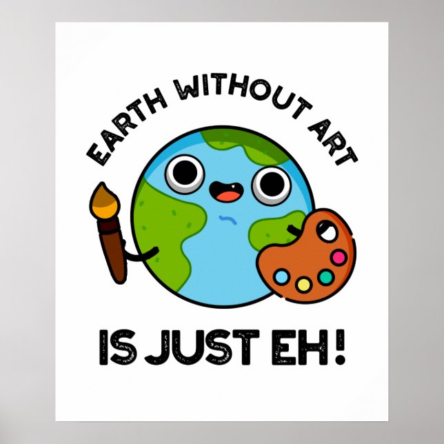 Poster La Terre Sans Art N'Est Que Le Jeu D'Astronomie (Devant)