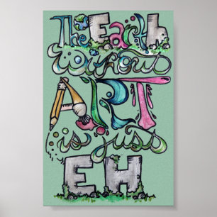 Poster La Terre sans art n'est qu'EH