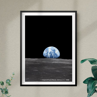 Poster La Terre se lève sur la Lune, Apollo 11, 1969