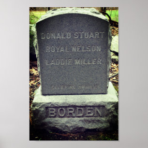 Poster La tête de lit de Lizzie Borden